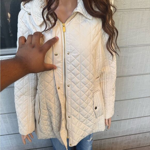 Women’s JONES NEW York Quilted Water Resistant Jacket Size PXL - Picture 3 of 7